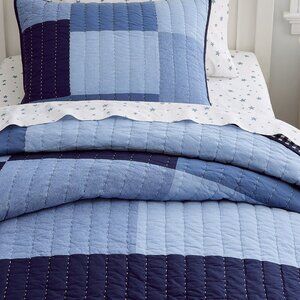 Pottery Barn Kids FULL Quilted Comforter with 2 Shams